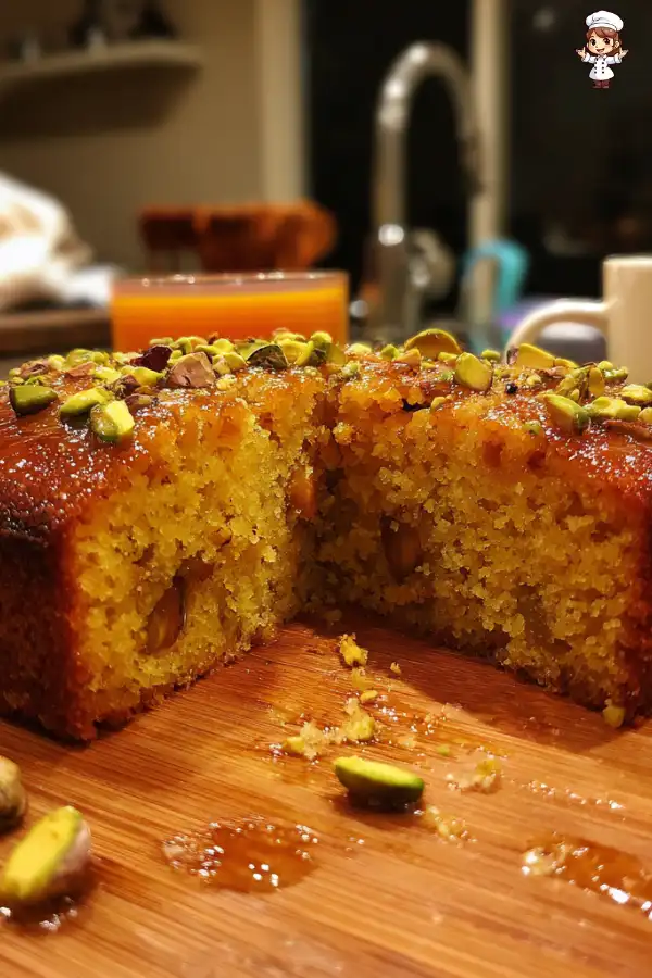 Orange Fig Pistachio Cake