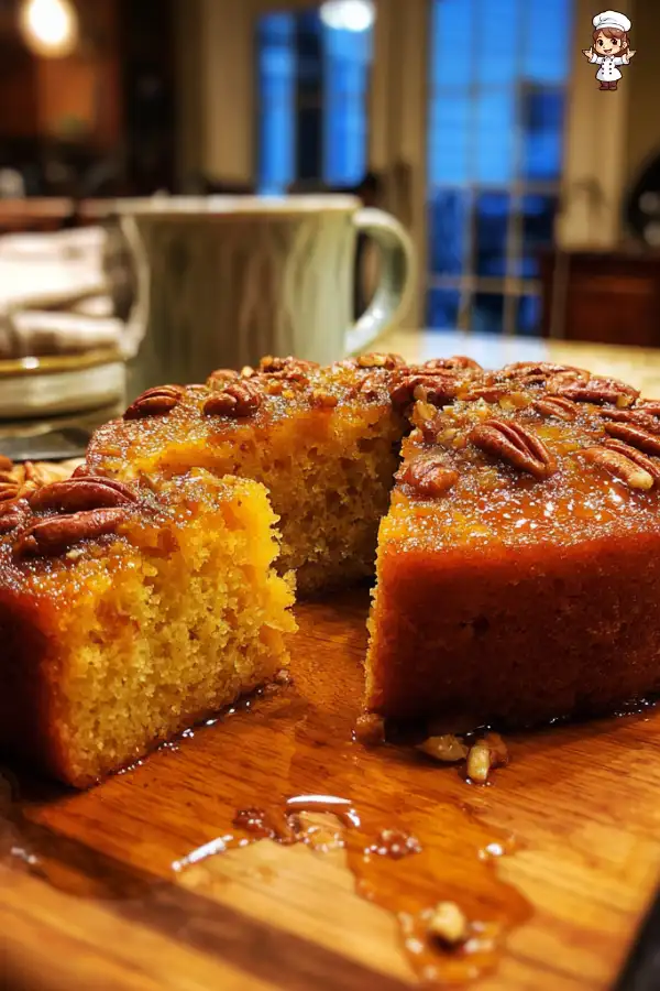 Orange Pecan Cardamom Cake