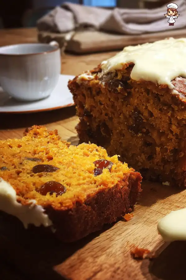 Spiced Butternut Squash Date Loaf with Maple Cream