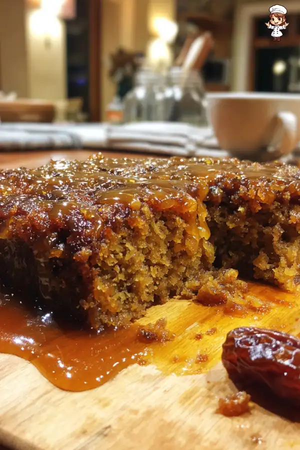 Sticky Ginger Date Pudding