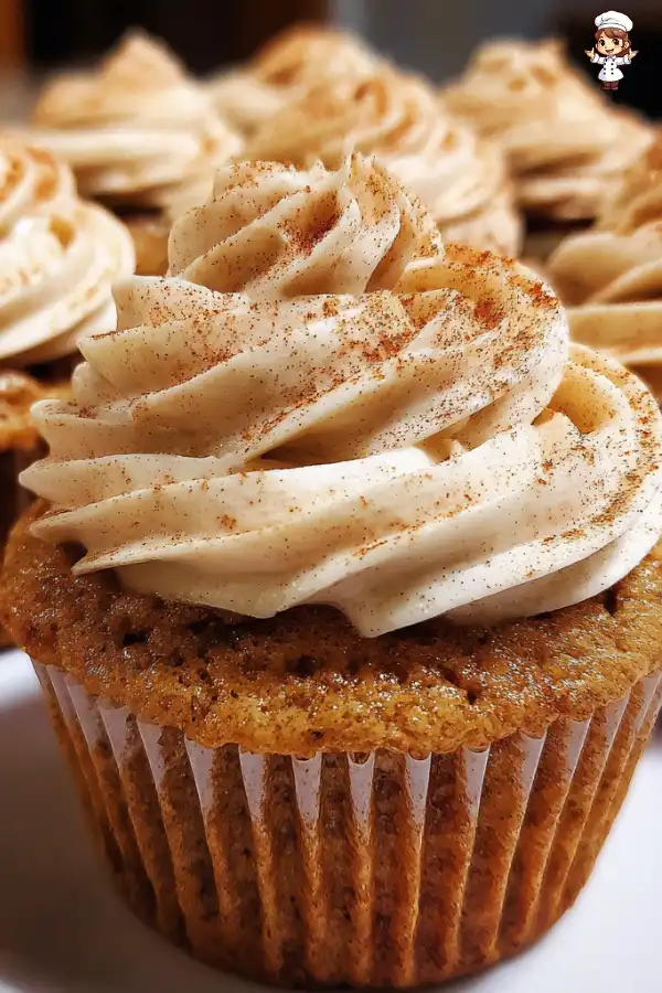 Apple Cider Cupcakes with Cinnamon Frosting Recipe