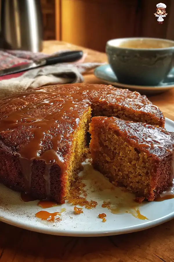 Pumpkin Ginger Cake with Molasses