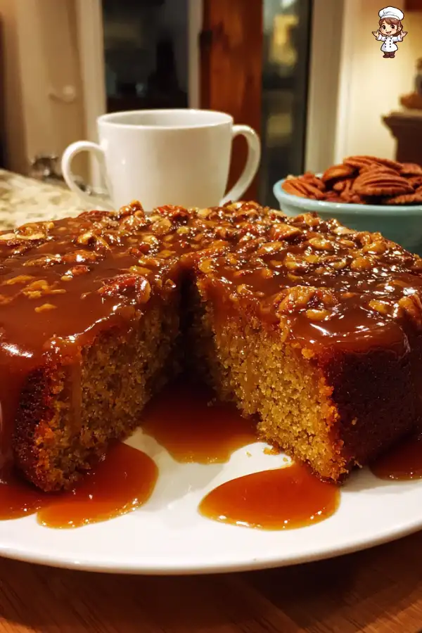 Pumpkin Pecan Sticky Cake Recipe