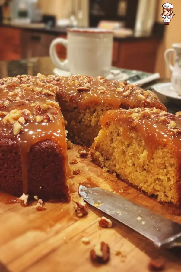 Pumpkin Praline Cake with Brown Sugar Glaze Recipe