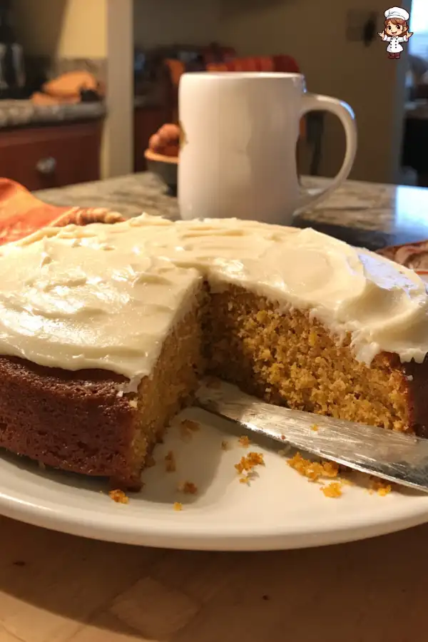 Pumpkin Spice Cake with Cream Cheese Frosting