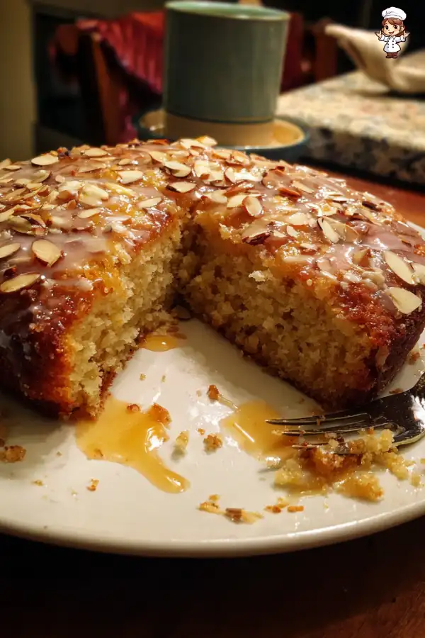 Spiced Clementine Almond Cake with Glaze