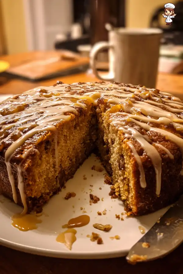 Spiced Date Cake with Cinnamon Drizzle Recipe
