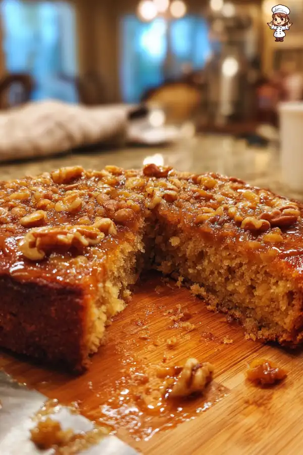 Sticky Maple Walnut Cake Recipe