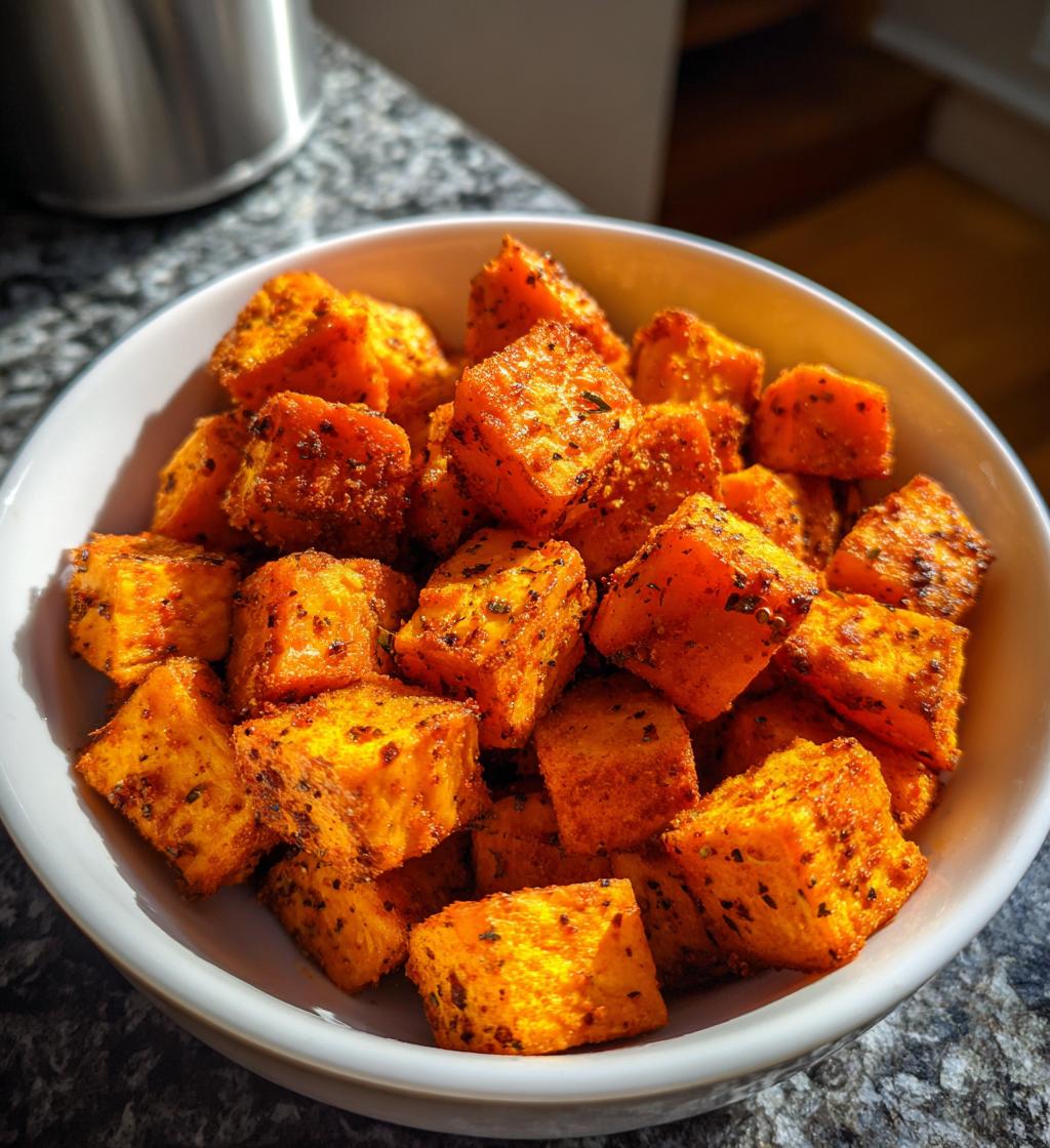air fryer sweet potato - detail 1