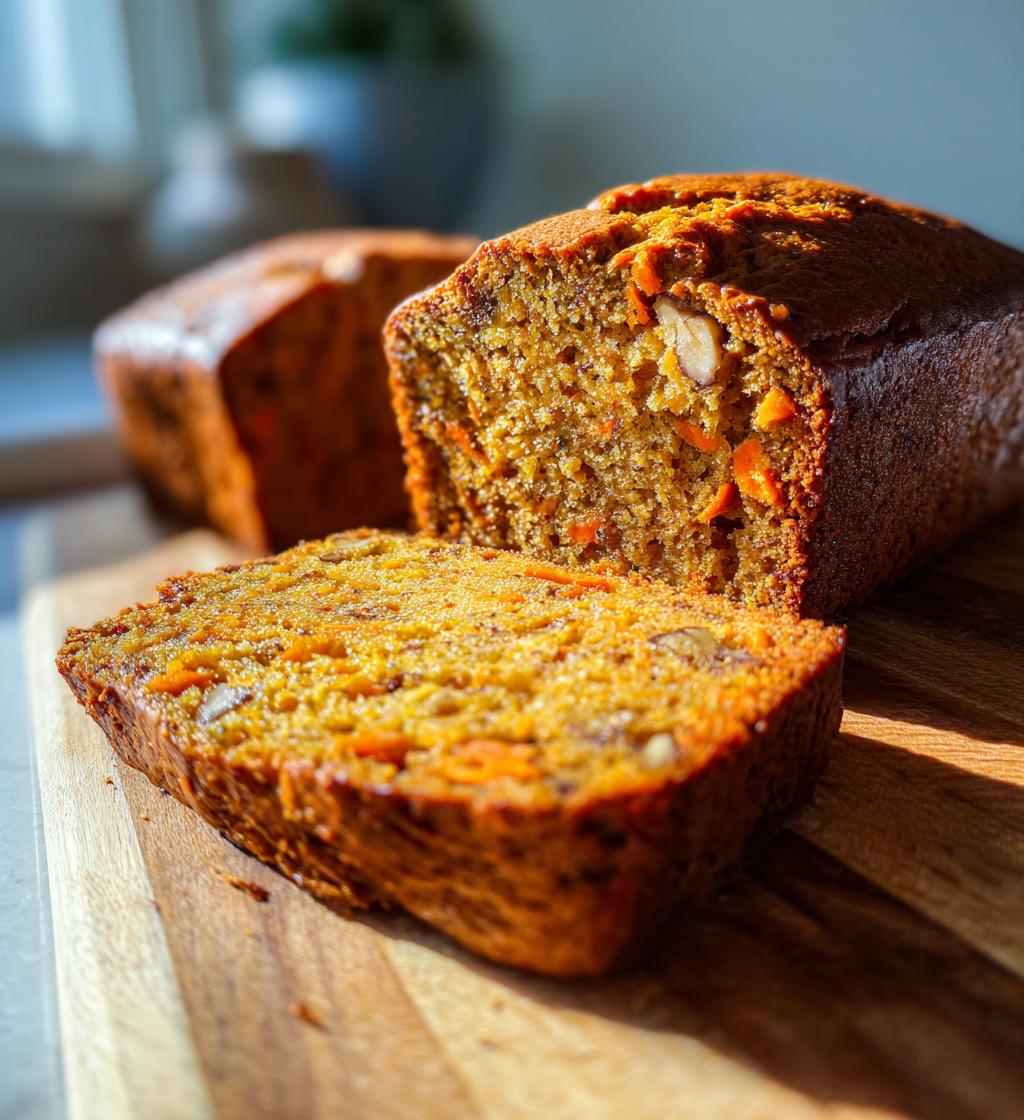carrot banana bread - detail 1