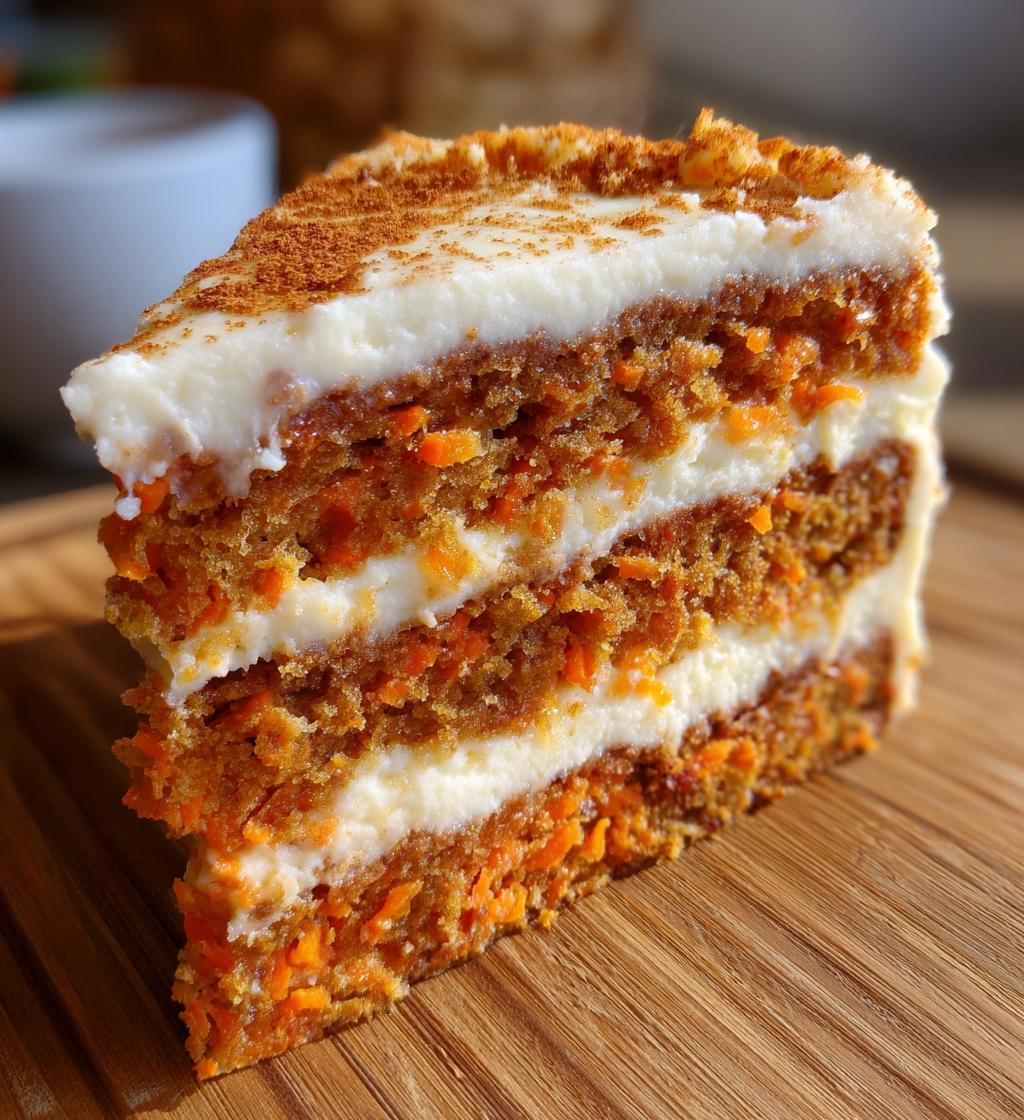 carrot cake cheesecake cake - detail 1