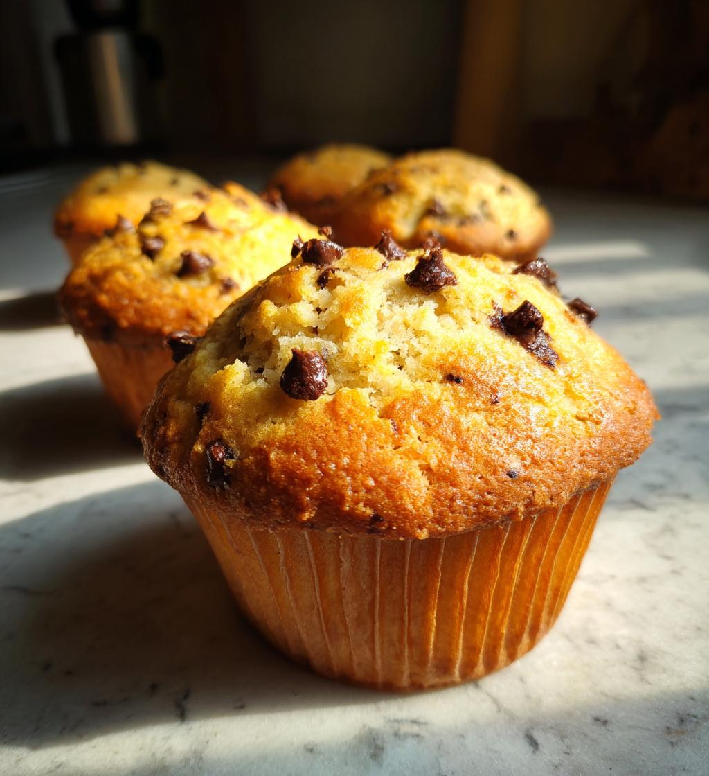 chocolate chip muffins 2 - detail 1