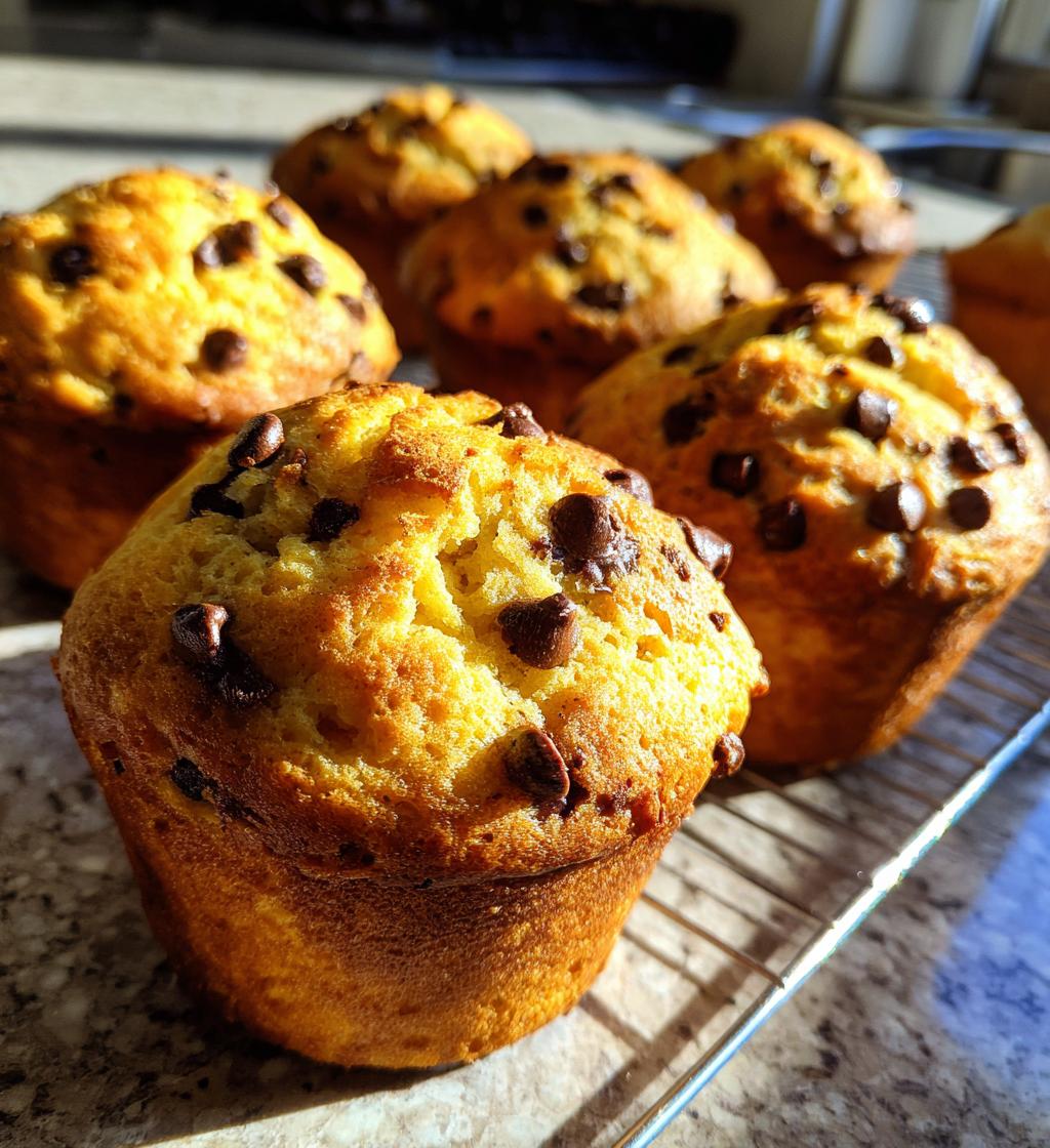 chocolate chip muffins recipe - detail 1