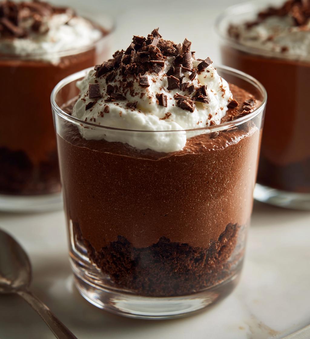 classic chocolate mousse - detail 1