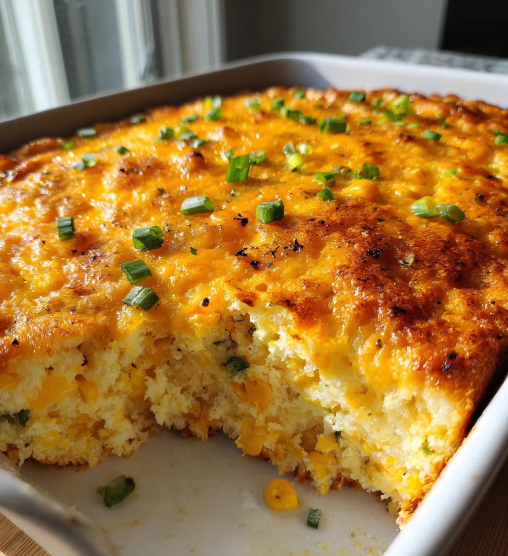 creamed corn casserole - detail 1