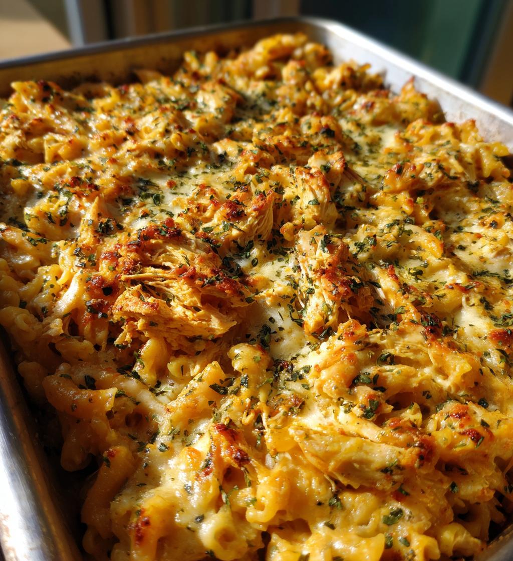 creamy lemon herb chicken casserole - detail 1