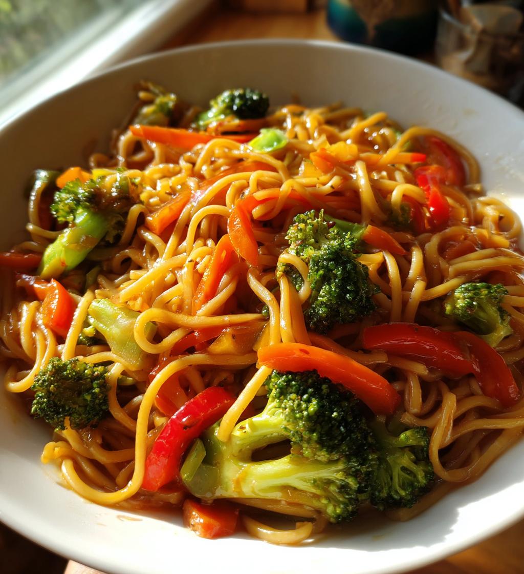 easy one pot teriyaki noodles recipe - detail 1