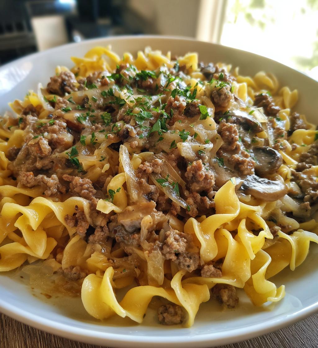 ground beef stroganoff recipe - detail 1