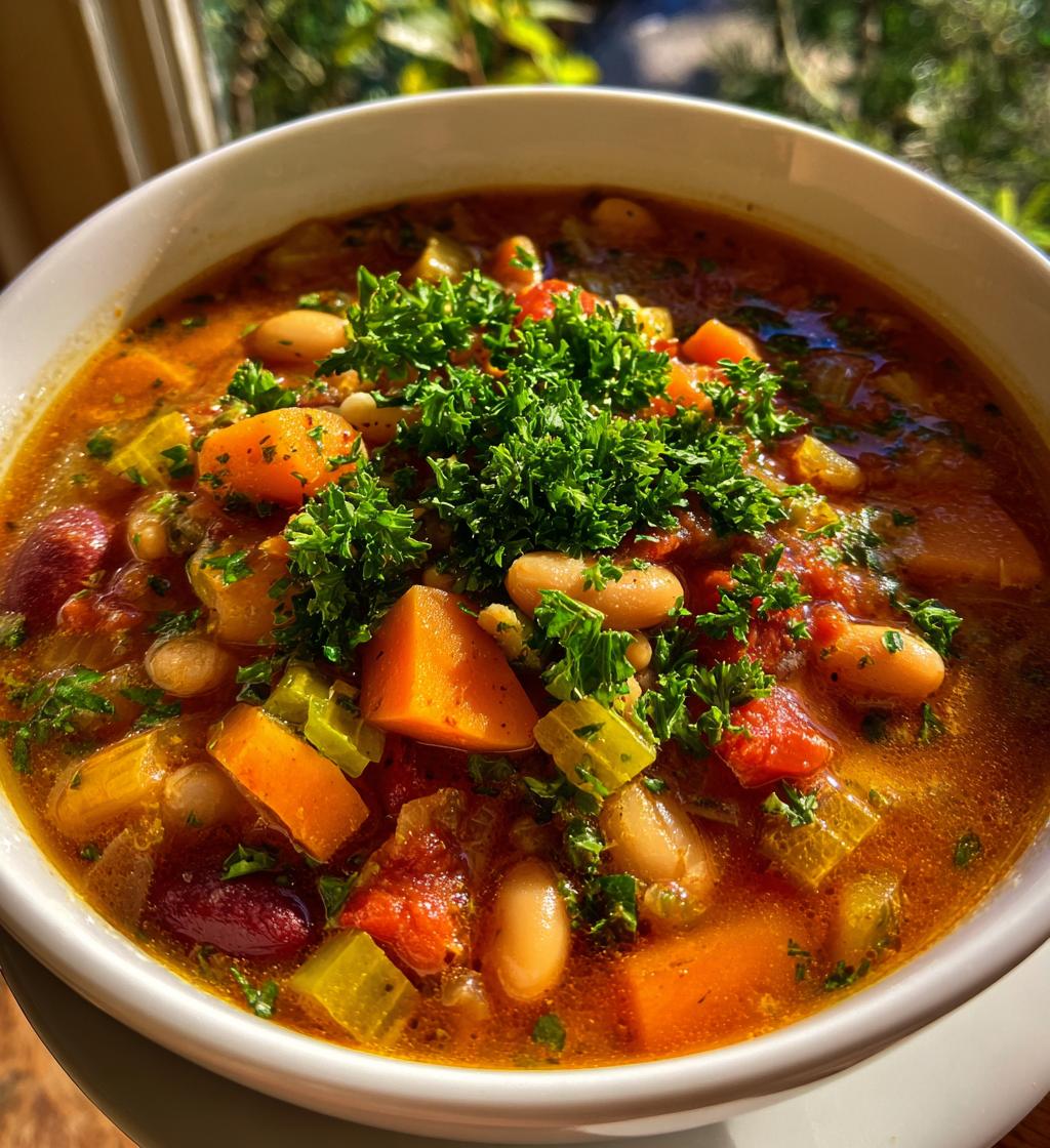 italian bean soup - detail 1