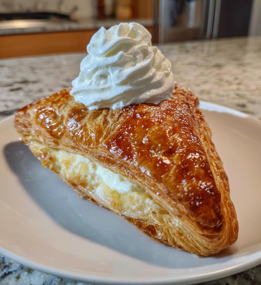 limoncello ricotta puff pastry with velvety mascarpone filling - detail 1