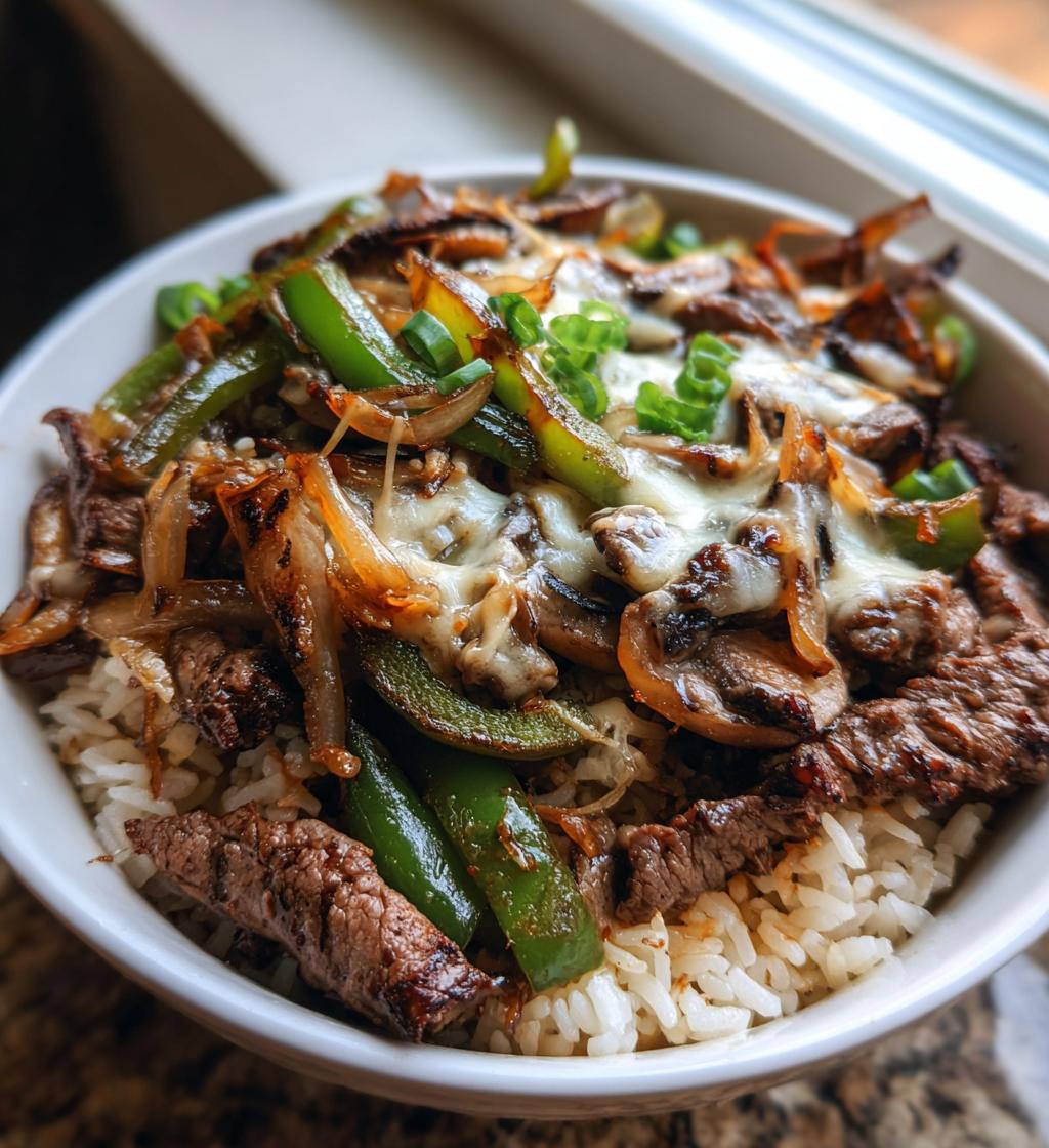 philly cheesesteak bowls - detail 1