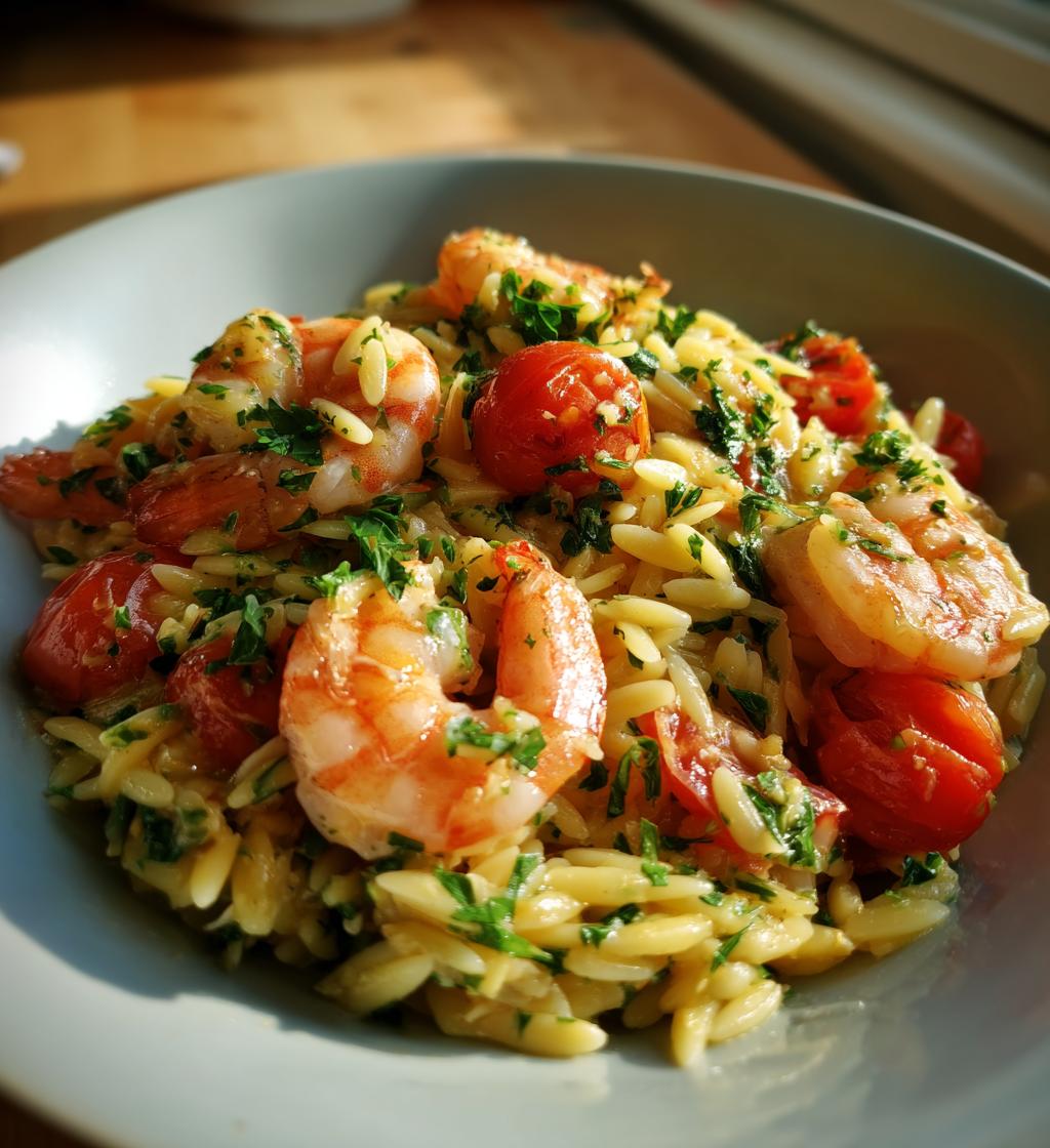 shrimp orzo a 30 minute one pan delight - detail 1