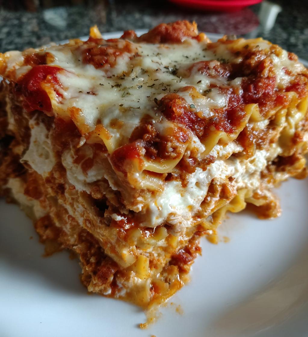 slow cooker lasagna recipe - detail 1