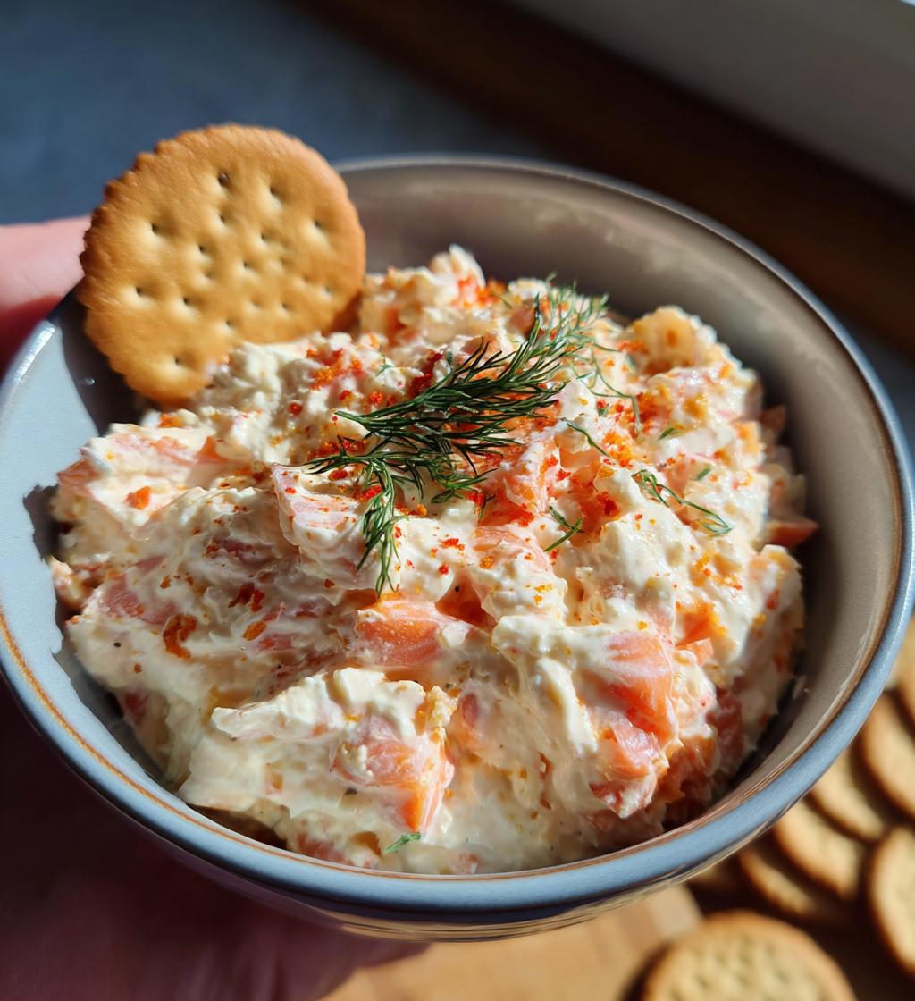 smoked salmon dip recipe - detail 1
