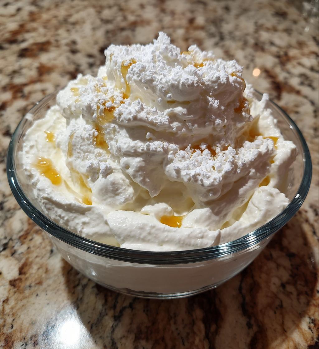 stabilized whipped cream - detail 1