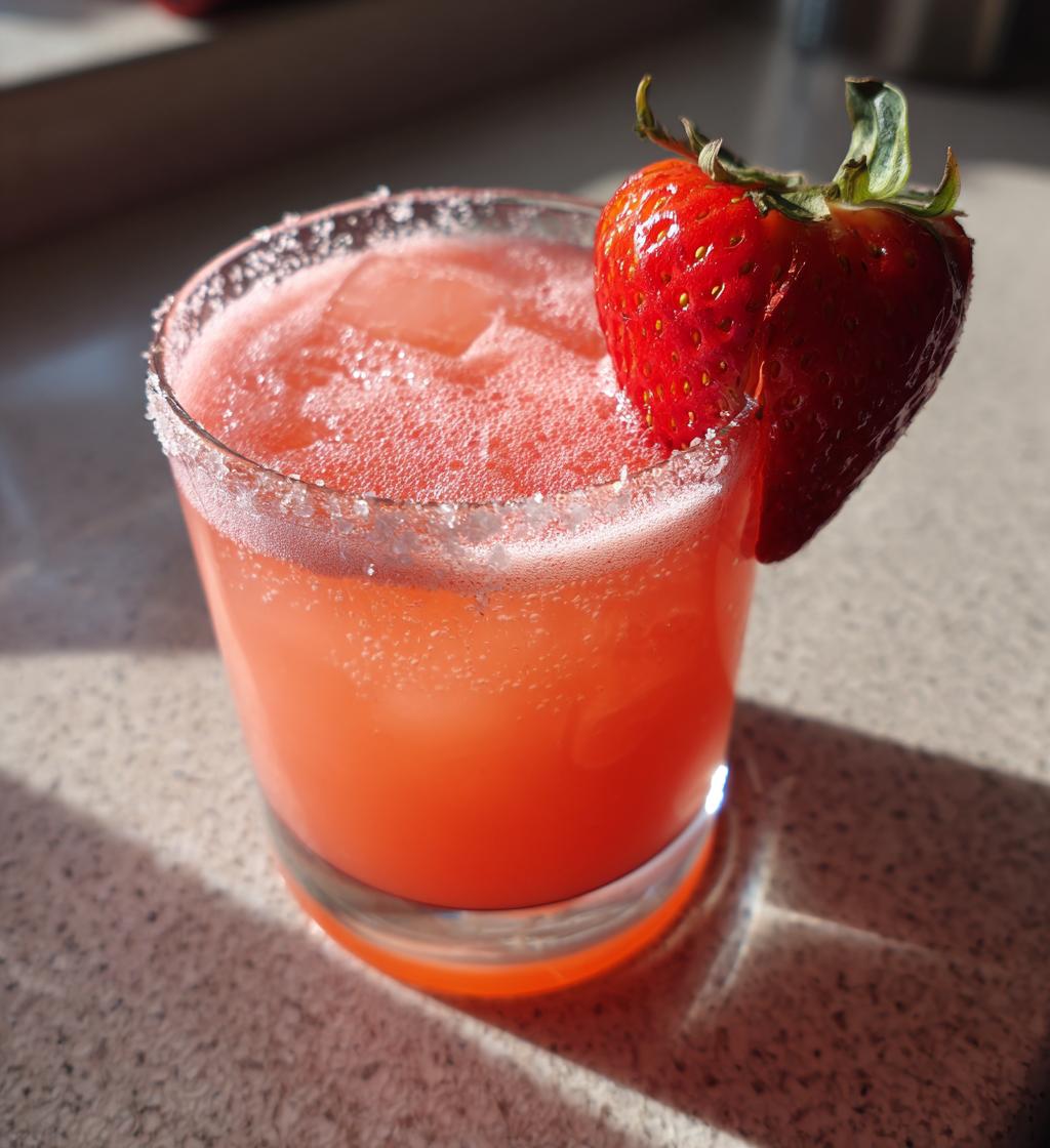 strawberry margarita - detail 1