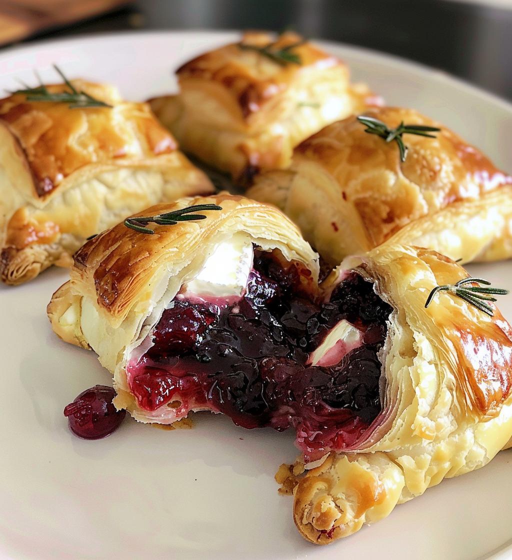 Baked Cranberry Brie Bites - detail 1