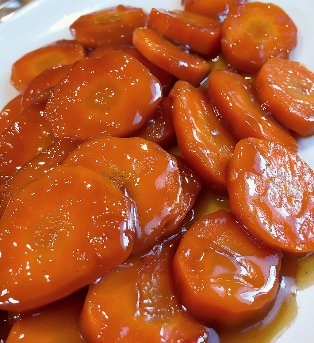 Brown Sugar Glazed Carrots - detail 1
