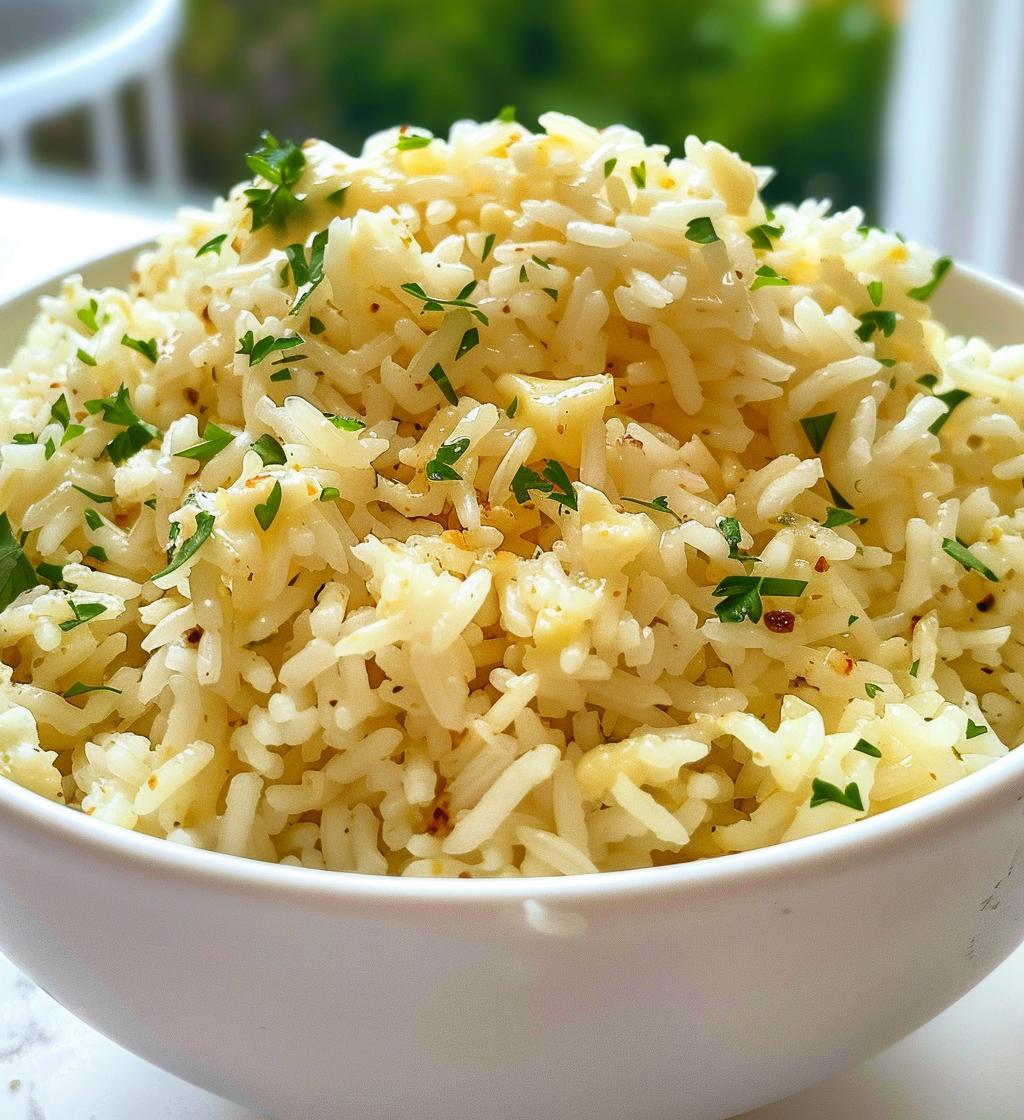 Buttery Garlic Rice - detail 1
