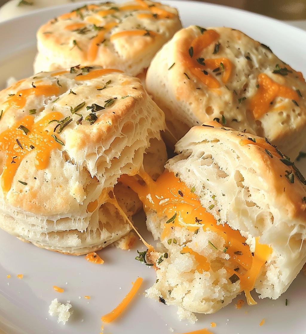Cheddar Herb Biscuits - detail 1