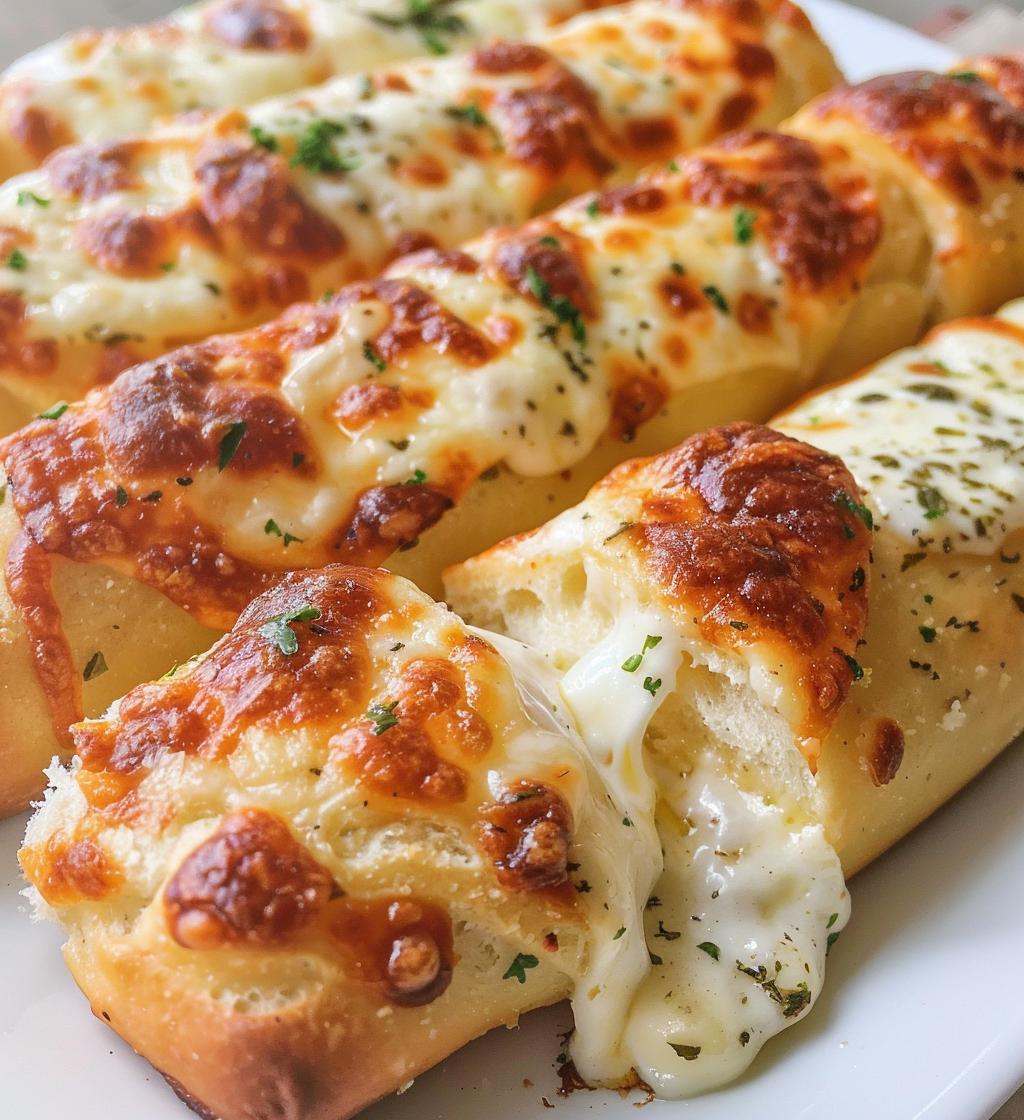 Cheesy Garlic Breadsticks - detail 1