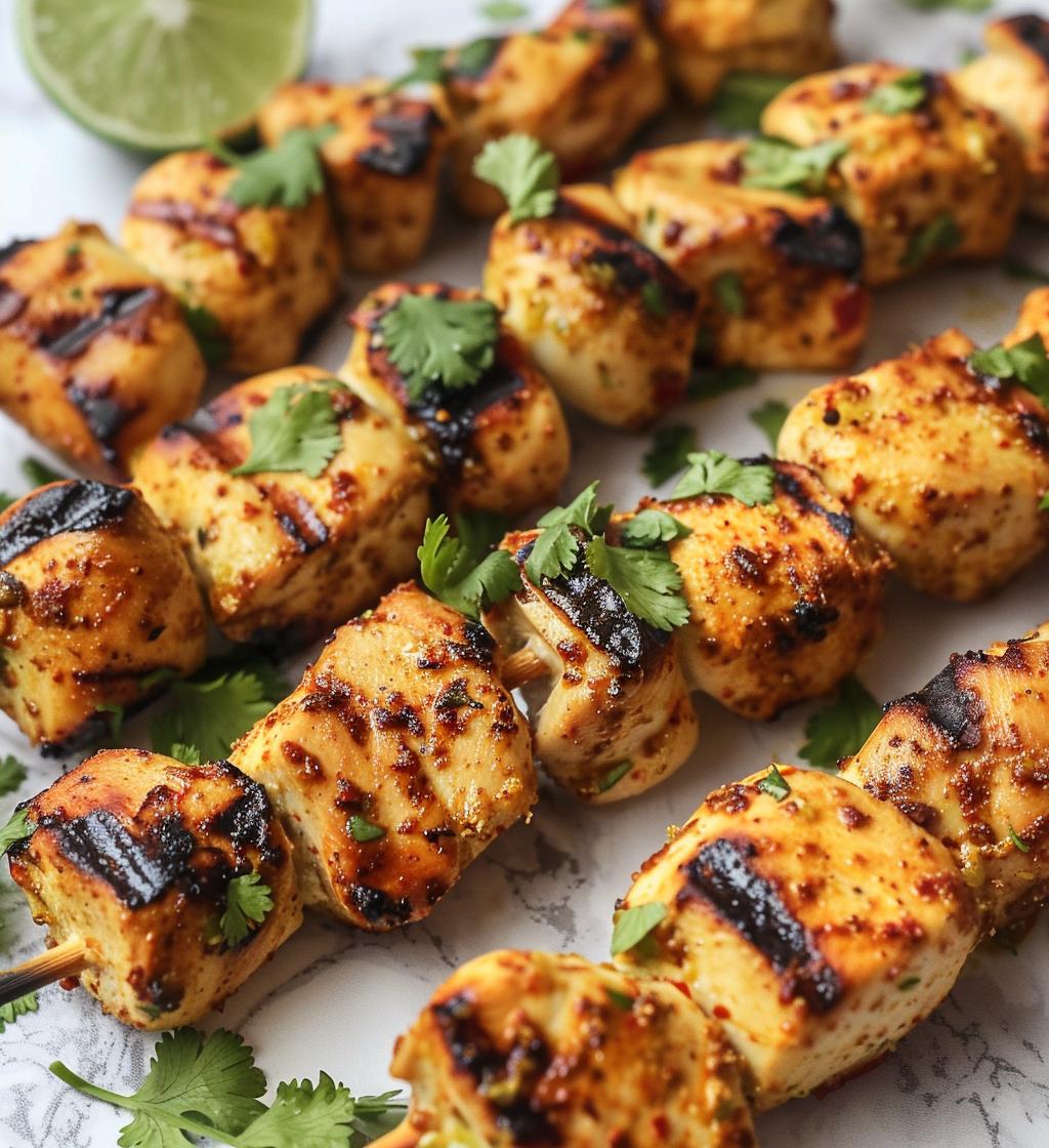 Chili Lime Chicken Skewers - detail 1