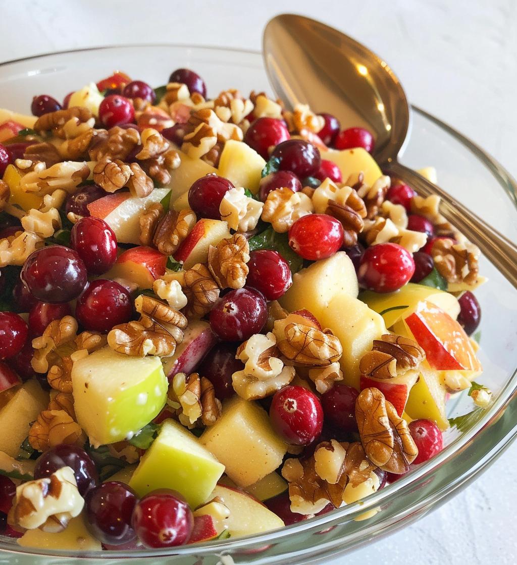 Christmas Cranberry Salad - detail 1