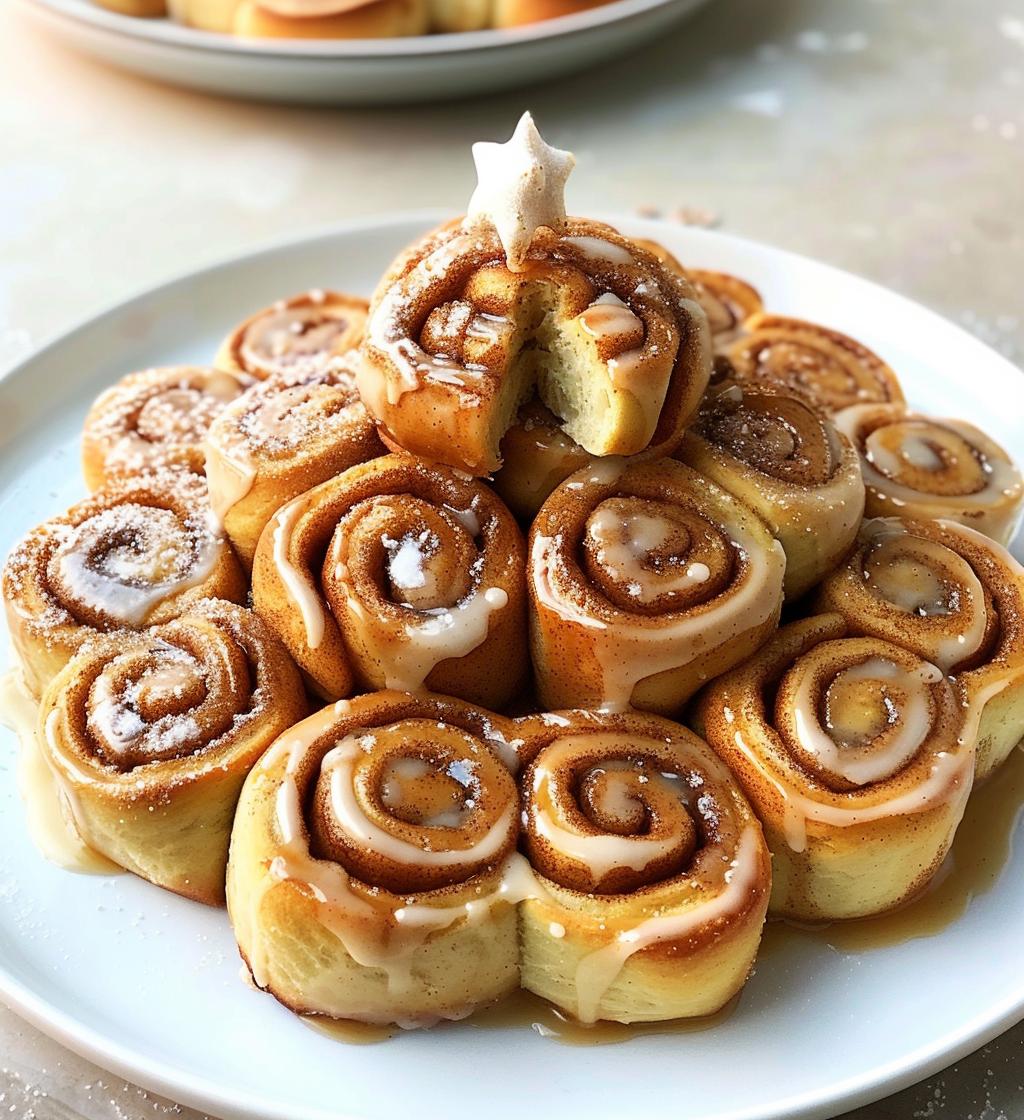 Cinnamon Roll Christmas Tree - detail 1