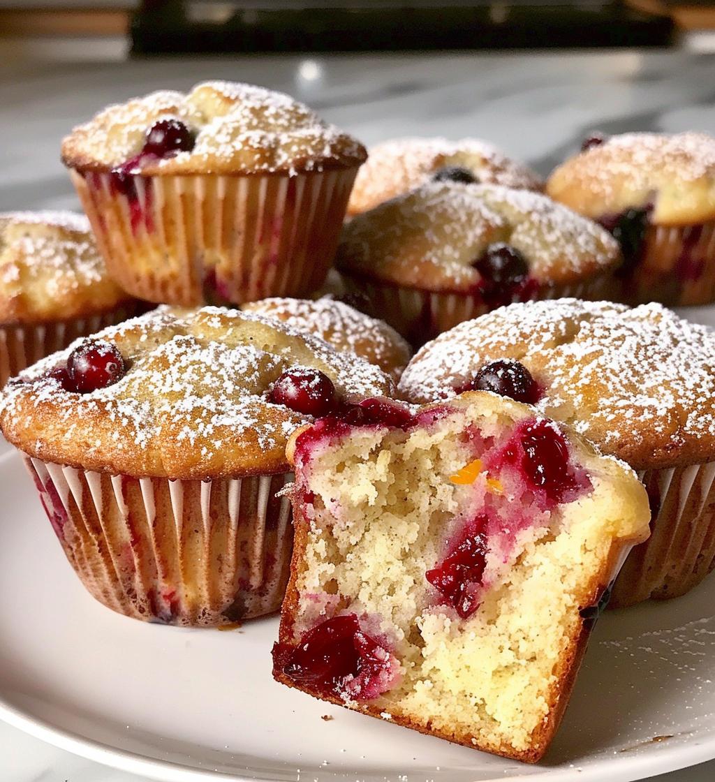 Cranberry Orange Muffins - detail 1