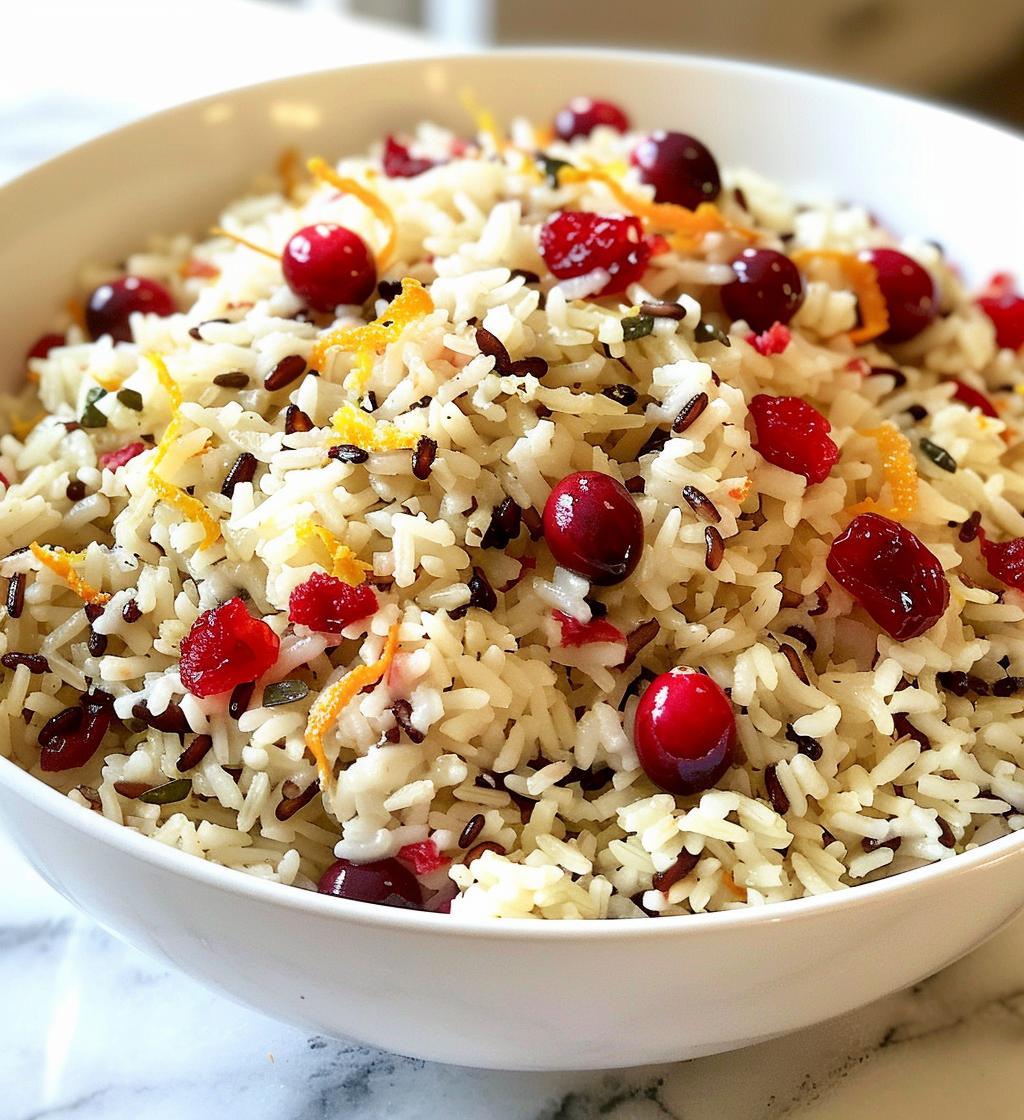 Cranberry Orange Rice Pilaf - detail 1