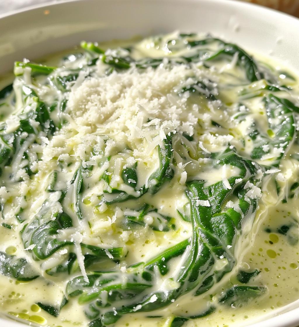 Creamed Spinach - detail 1