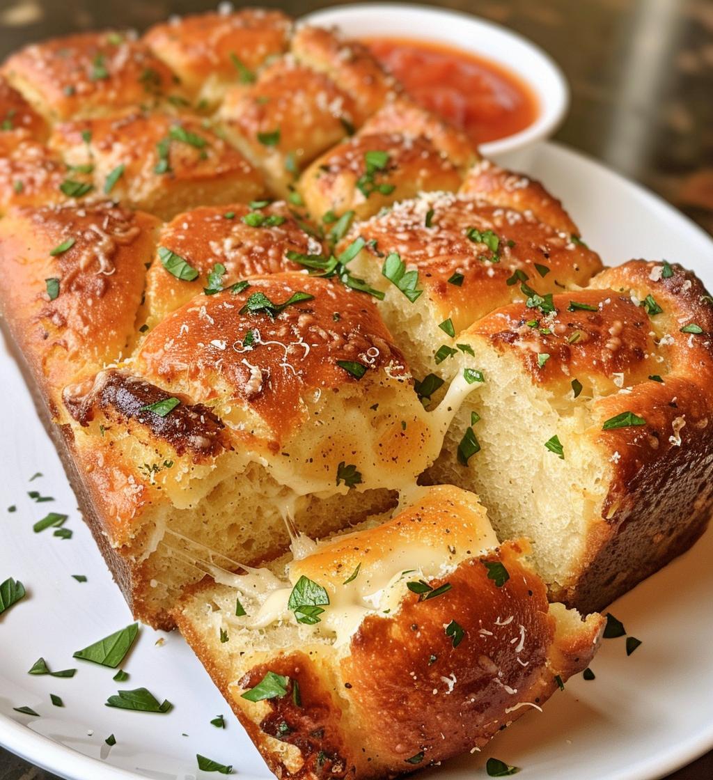 Garlic Parmesan Pull-Apart Bread - detail 1