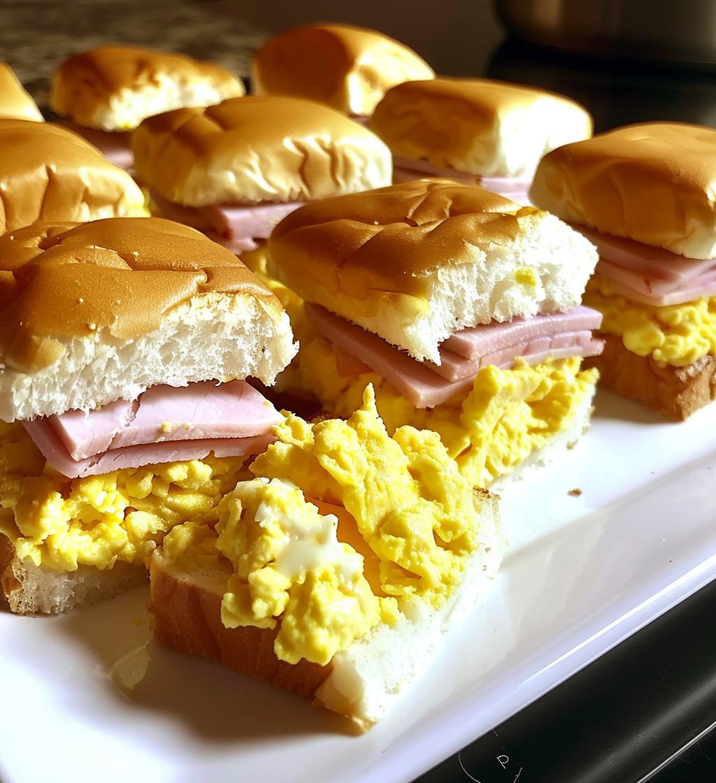 Holiday Breakfast Sliders - detail 1