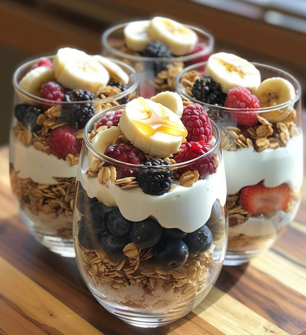 Holiday Granola Yogurt Parfaits - detail 1