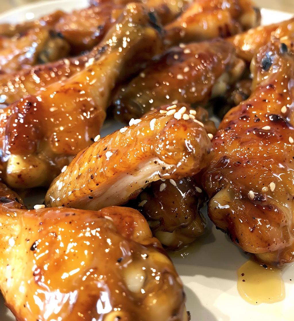 Honey Garlic Chicken Wings - detail 1
