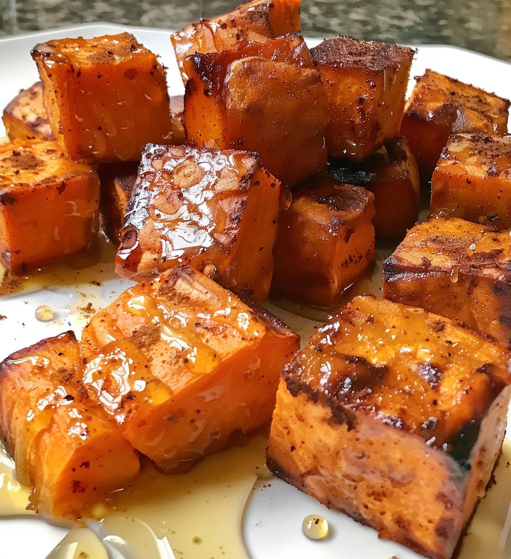 Honey Roasted Sweet Potatoes - detail 1