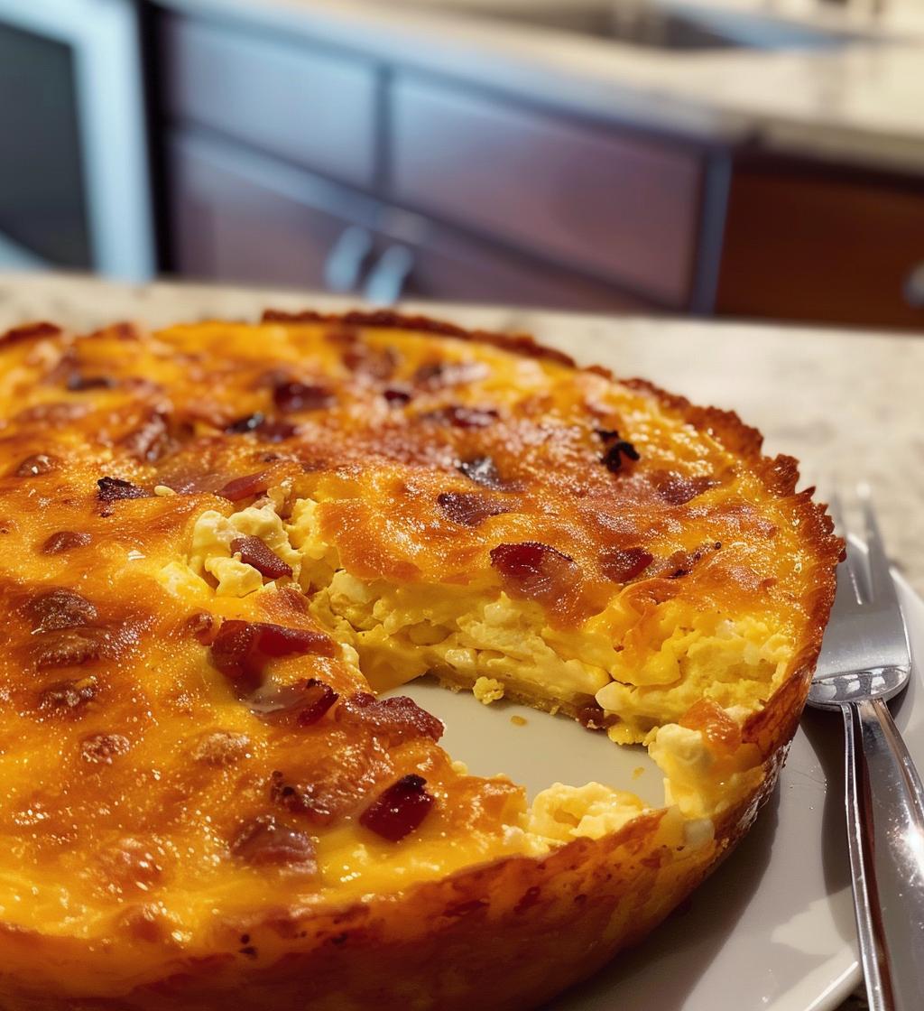 Keto Egg & Cheese Breakfast Bake - detail 1