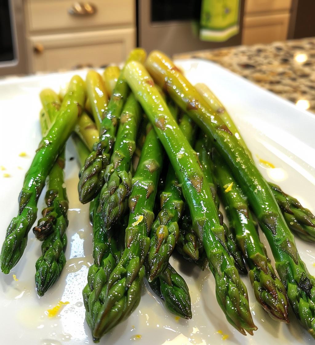 Lemon Butter Asparagus - detail 1