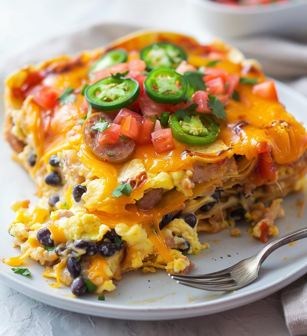 Loaded Breakfast Nacho Casserole - detail 1