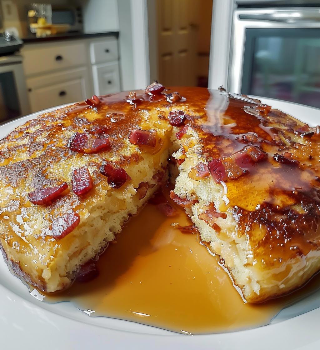 Maple Bacon Pancake Bake - detail 1